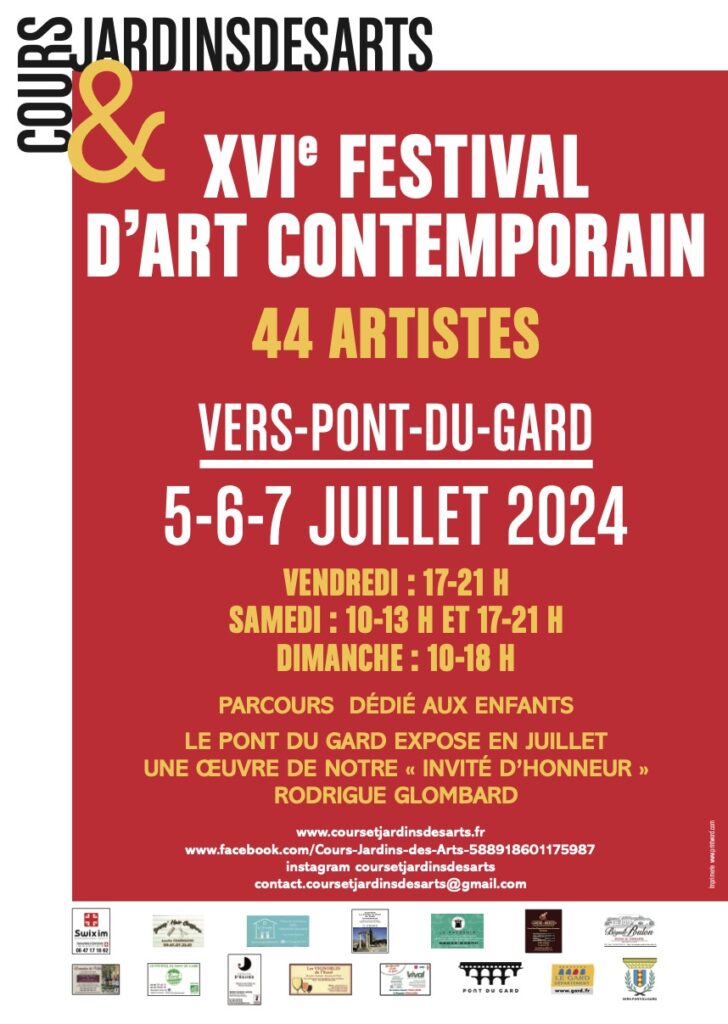 Festival Cours et Jardins des Arts XVI