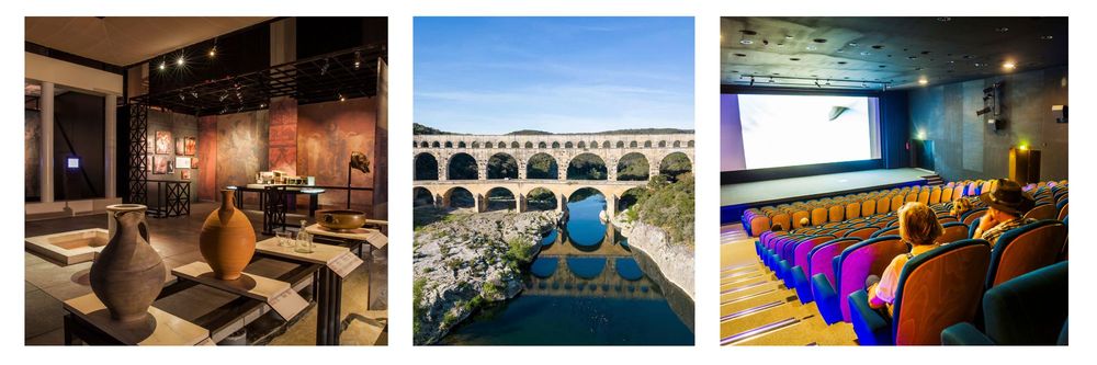 The Pont du Gard site and its cultural areas